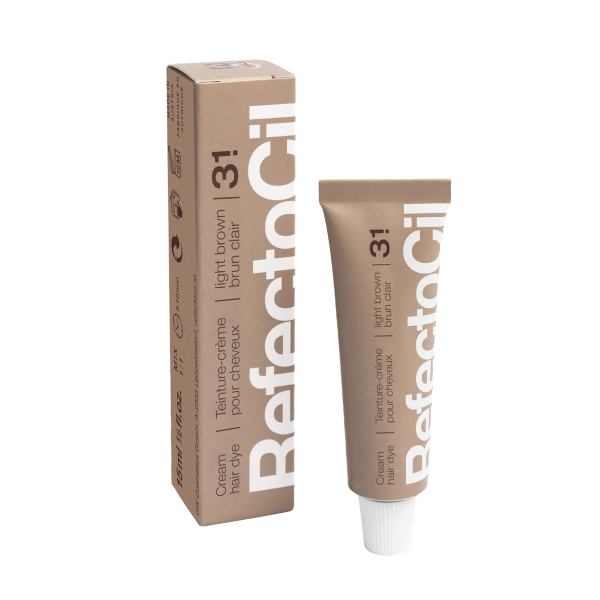 [Màu nâu sáng số 3.1] Gel nhuộm lông mày và lông mi Refectocil Eyelash and Eyebrow Tint