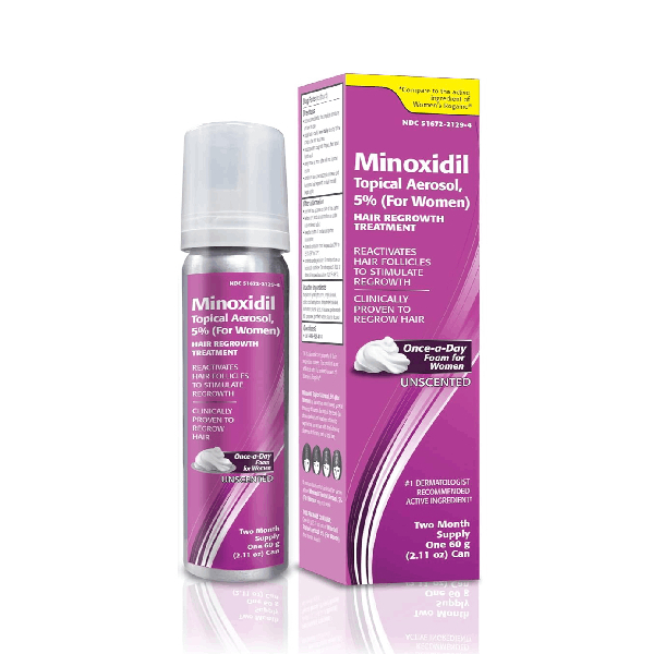 Tinh chất minoxidil 5% dạng bọt hiệu Taro chính hãng Mỹ dành cho nữ