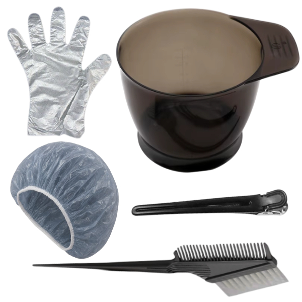 Bộ dụng cụ nhuộm tóc 6 trong 1