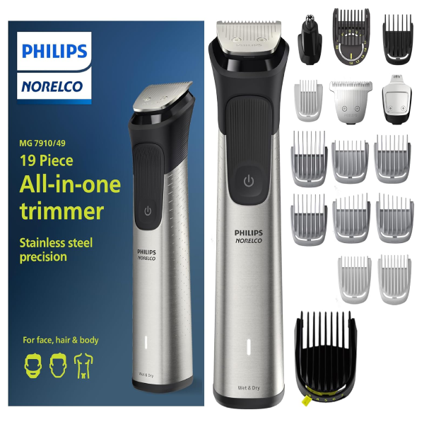 Tông đơ đa năng 19in1 Norelco Philips multigroom series 7000
