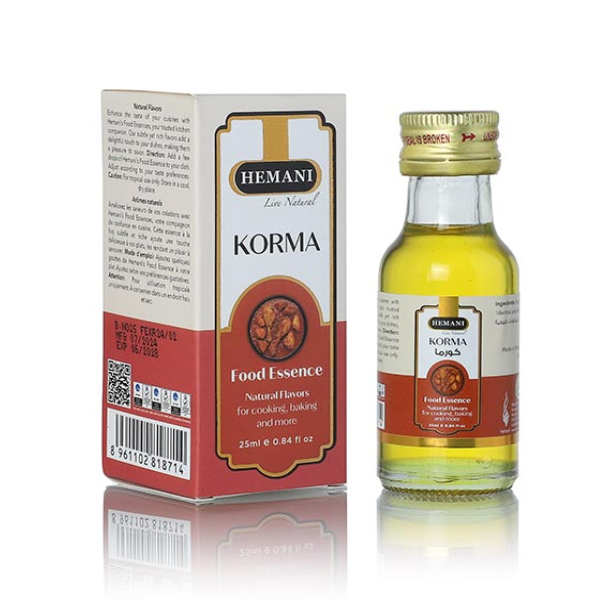 Hương cà ri béo Korma nguyên liệu thực phẩm natural Korma flavors Hemani food essence