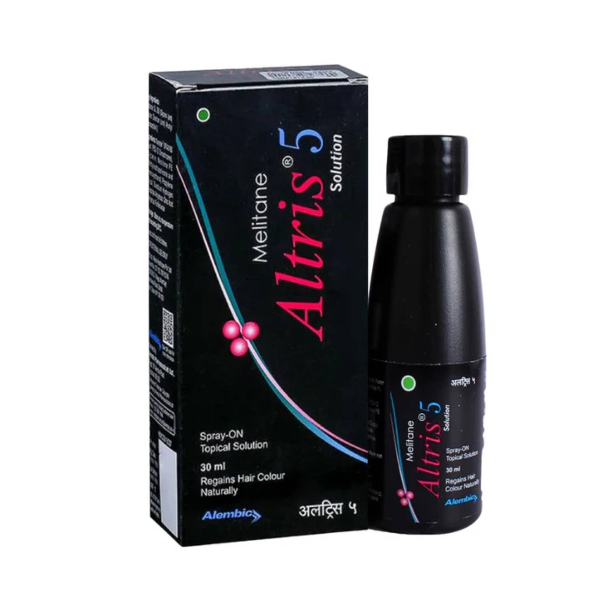 Tinh chất melitane 5% Altris giúp cải thiện sắc tố tóc, làm đen và giảm bạc tóc từ gốc