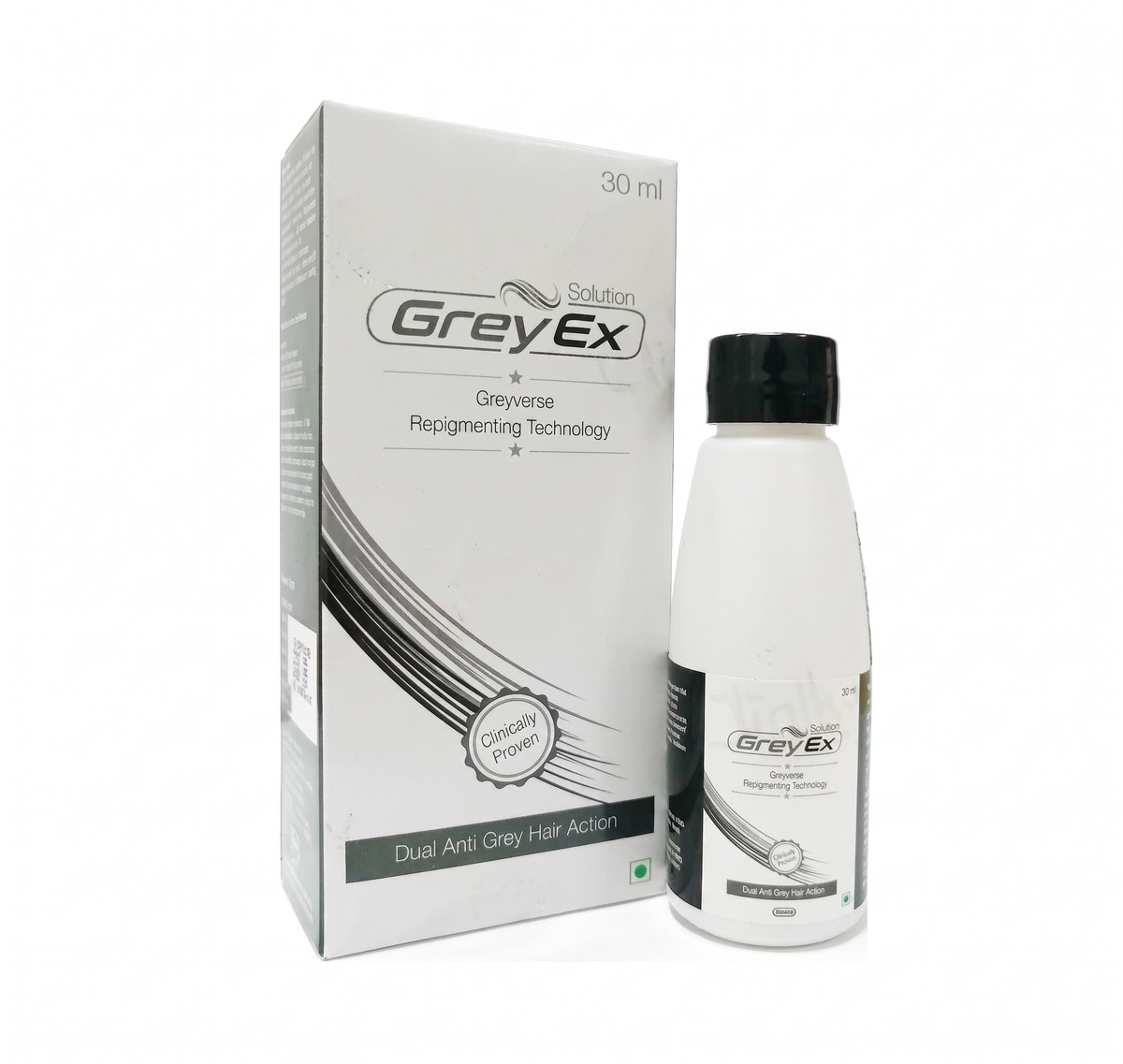 GreyEx Solution 30ml hỗ trợ cải thiện tóc bạc sớm - Tóc Xanh