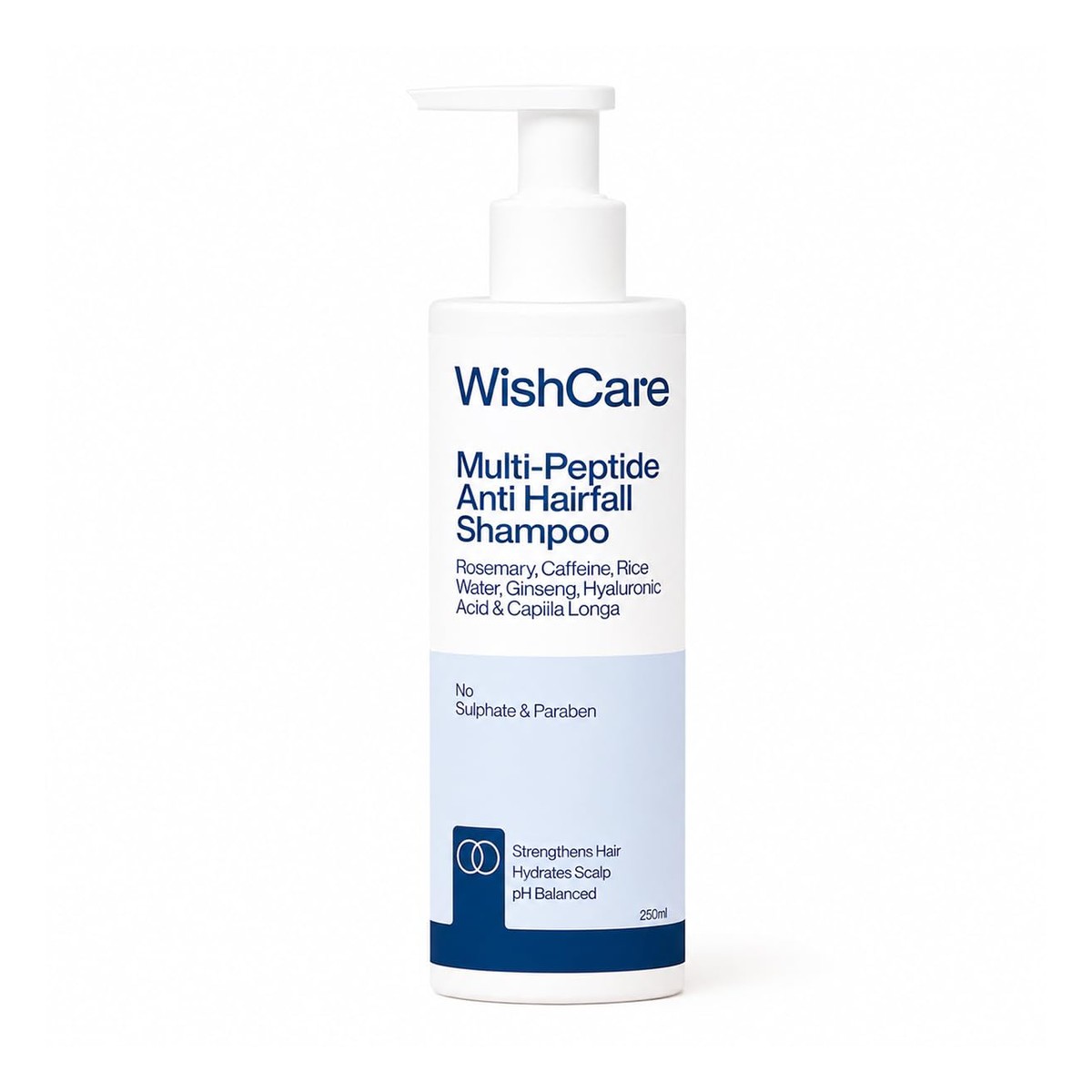 Dầu gội WishCare Multi-Peptide Anti Hairfall giúp giảm rụng tóc, chăm sóc chân tóc chắc khỏe - Tóc Xanh